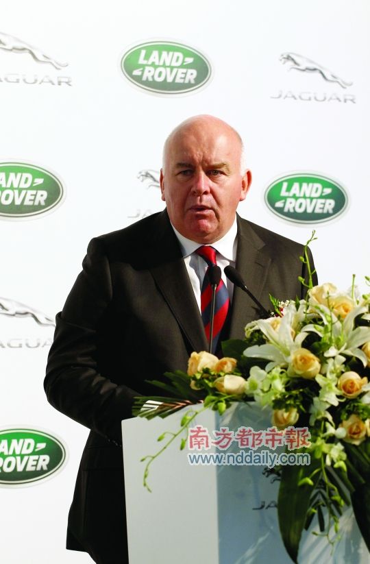 捷豹路虎中國(guó)總裁高博 明年引入新能源車