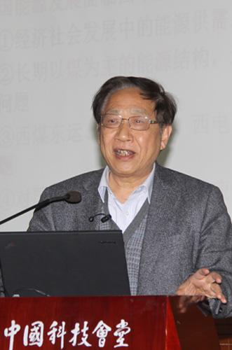 中國(guó)工程院院士、中國(guó)核工業(yè)集團(tuán)公司科技委副主任葉奇蓁參加“科學(xué)家與媒體面對(duì)面”活動(dòng)